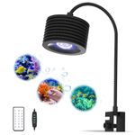 Lominie LED Aquarium Light, Full Spectrum Coral Light Asta 20 Nano Fish Tank Lamp with Remote Control 4 Channels Dimmable for Saltwater Coral Reef Aquarium Tank(Marine Version)