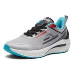 Campus Men's STRUT Running Shoes L.Gry/BLK - 6UK/India
