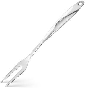 HANSGO Stainless Steel Meat Fork, Two-Prong Fork 15inch Carving Fork for Cooking Kitchen Carving Serving BBQ