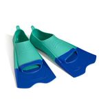 Zoggs Unisex's Ultra Fins Swim Training Aid for Improved Technique, Aqua/Blue, 11-12 UK