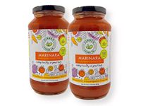 Hidden Foods Slow Cooked Marinara Sauce with Natural Vegetables, 24 oz. Jar, Low Carb and Low Sodium, No Sugar Added, Thick and Delicious Flavor for Pasta, Pizza, and Recipes