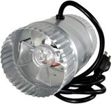 SUNCOURT INC DB204 in-Line Duct Air Booster Fan, 4 Inch