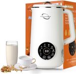 Vunvooker 35oz Automatic Nut Milk Maker Machine,8 in 1 Multi Functional Homemade Plant-Based Milk,Soy Milk,Almond Milk,Oat Milk,Juice,Soy Milk Maker with Delay Start/AutoClean/KeepWarm/Boil Water