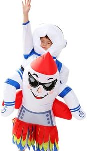 Astronaut Costume for Kids,Boys Inflatable Space Suit Halloween Costume