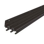 M-D Building Products 87783 Compression Weather Stripping with Aluminum Stop, 36 by 84-Inch, Bronze