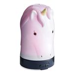 Airomé Ultrasonic Humidifying 100mL Essential Oil Diffuser for Kids- 6 Hour Intermittent Mist of Aromatherapy with LED Light in 8 Colors, Unicorn