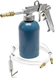 Pistola de pulverizado con depósito inferior 1100ml 4-6bar 1/4" Rociadora Mangueras Boquilla angular
