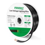 FIRMERST 18/2 Low Voltage Landscape Wire Outdoor Lighting Cable UL Listed 200 Feet