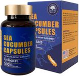 DOL Wild Caught Sea Cucumber Capsules Super Natural Antioxidant, Immune Builder-90 Capsules (One Bottle)