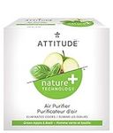 ATTITUDE Air Purifier, Activated Carbon Freshener, Odor Remover, Plant and Mineral-Based, Vegan, Green Apple and Basil, 227 grams