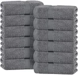 White Classic Wealuxe Grey Hand Tow