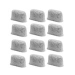 Premium Replacement Charcoal Water Filters for All Cuisinart Coffee Machines - Replaces Cuisinart DCC-RWFC Filters - (12 Pack)