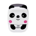 Pencil Sharpener Cute SENRISE Metal Desktop Pencil Sharpener with Handle, Cartoon Animal Pencil Sharpeners for Kids Student Office School Student (Panda, 1 Pack)