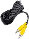 OLLGEN RCA Video Cable,Digital Audio Coaxial Cable with Male to Male Single Plug,A/V Extension Cord for Subwoofer Car Rear View Parking Buckup Camera,3m/10feet