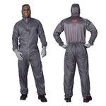 Colad BodyGuard Reusable Anti-static Heat Regulating Automotive Lightweight Overall Protective Paint Spray Suit, Grey, Small