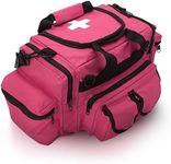 ASA TECHMED First Aid Responder EMS Emergency Medical Trauma Bag Deluxe, Pink