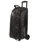 KR Strikeforce Hybrid X Triple Roller Bowling Bag, Black