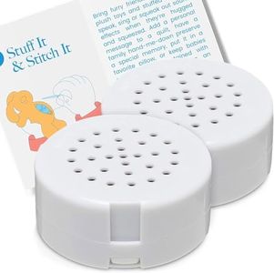 VoiceGift 60 Second Multi-Message Voice Recorder, Record Custom Messages for Plush Toy, Stuffed Bear Toy, Baby Doll Toy, and Pillow - 1 Pack