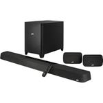 Polk MagniFi Max AX SR 7.1.2 Channel Sound Bar with 10" Wireless Subwoofer & SR2 Surround Speakers, Dolby Atmos and DTS:X Certified, Polk's Patented VoiceAdjust & SDA Technologies, Black