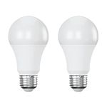 E27 Edison Screw Fitting LED Light Bulb 15W 100 Watt Equivalent, Energy Saving, Standard Light Bulbs, Warm White 3000K, Long-Lasting, Bright Led Bulbs, 1521 Lumen, Non-Dimmable, Pack of 2