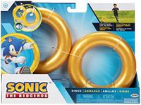 Sonic The Hedgehog Rings 2-Pack Motion Activated Sounds from Sonic Video Game, Role Play Sonic Rings Games for Kids