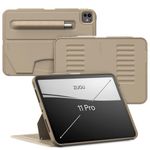 ZUGU CASE iPad Pro 11 Case, Ultra Slim Protective Case/Cover Designed for iPad Pro 11 (6th / 5th Gen, M5/M4) (2025/2024) with Convenient Magnetic Stand (Auto Wake/Sleep) - Sand