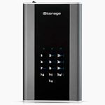 iStorage diskAshur DT2 1 TB - Secure Encrypted Desktop Hard Drive - FIPS Level-2 - Password protected - Dust/Water Resistant