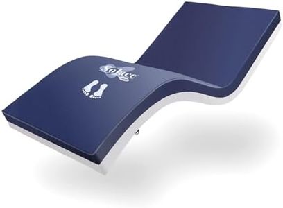 Invacare Solace Hospital Bed Mattress, Deep Fortress-Cut Zoned Pressure Relief & Redistribution, Dual-Layer Therapeutic Foam, 3-Zone Targeted Support, 2-Way Stretch Waterproof Cover & Welded Zipper
