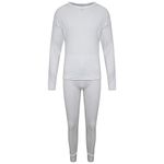 KidCollection Kids Thermal Set -White - Age 9-11 Years - KC164-W-9-11