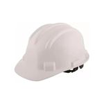 Rahul Professionals Safety Helmet, Nape Type Hard Hat, Adjustable Chin Strap Helmet, Head Protection for Outdoor Work, Construction Site Safety Helmet for Men Workers with ISI Mark (Pack of 1, White)