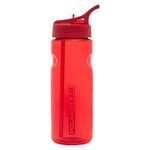 Polar Gear Aqua Grip Water Bottle – BPA-Free Reusable Water Bottles With Straw – 650ml Sports Water Bottle Perfect for Gym, Cycling & Work