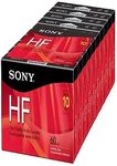 Sony 10C60HFL 60-Minute HF Cassette Recorders - 10 Brick