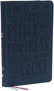 KJV, Thinline Youth Edition Bible, Verse Art Cover Collection, Leathersoft, Red Letter, Comfort Print: Holy Bible, King James Version [Teal]