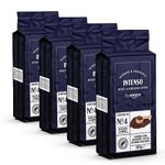 by Amazon Ground Coffee Caffè Intenso, Light Roast,1kg (4 Packs of 250g) - Rainforest Alliance Certified