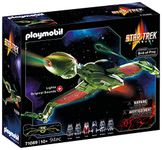 Playmobil 71089 Star Trek - Klingon Ship: Bird-of-Prey, spaceship with light effects, collectable toy, fun imaginative role play, playset suitable for children ages 10+