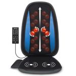 Comfier Shiatsu Back Massager with Heat -Deep Tissue Kneading Massage Seat Cushion, Massage Chair Pad for Full Back, Electric Body Massager for Home or Office Chair use,Valentine's Day Gift for Men,Women