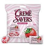 Creme Savers Strawberries and Creme Easter Basket Hard Candy | The Taste of Fresh Strawberries Swirled in Rich Cream | The Original Classic Creme Savers Brought To You By Iconic Candy | 6.25oz Bag