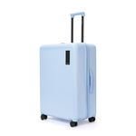 MOKOBARA The Transit Wave - Check-in Luggage | Large 74cm Blue Polycarbonate 8 Wheel Trolley Hardsided Suitcase with Built in TSA Lock Travel Suitcase (Shy Blue)