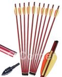 Anglo Arms 10 x 20 Alloy Aluminum Crossbow Xbow Bolts Arrows With Steel Tip End