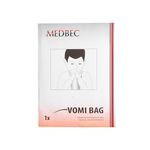 Disposable Emesis Bag, Airsickness Bag, Urine Bag, Vomit Bag, Barf Bag, (Pack of 12)