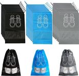 24PCS Shoe Bags for Travel,Large Du