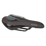 Cloud-9 Kush Plus Comfort Saddle (270mm x 160mm) - Black Memory Foam Bicycle Seat for Unisex-Adults