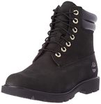 Timberland Men's 6in Water Resistant Basic Fashion Boot, Jet Black, 11.5 UK