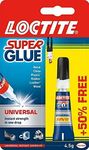 Super Glue Loctite Universal/Extra Strong Liquid Glue for Metal, Ceramics, Plastic, Rubber, Leather, Wood/1 x 3g Bottle (1)