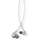 Shure SE846-CL Sound Isolating Wired In Ear Earphones with Quad High Definition MicroDrivers and True Subwoofer (Silver)