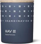 Skandinavisk HAV 'Sea' Scented Candle. Fragrance Notes: Salt Spray and Sea Kelp, Hawthorn and Beach Rose. 200 g.