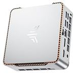 NiPoGi P2 Mini PC AMD Ryzen 4300U (4C/4T,up to 3.7GHz) Mini PC Windows 11 Pro 8GB RAM+256GB SSD Mini Computer Desktop Mini Computer 4K Triple Display/HDMI+DP+USB-C/WiFi/BT for Home/Business/School