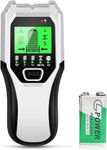 FOLAI Stud Finder Wall Scanner, 5 in 1 Detector for Wood, AC Wire, Metal Studs, Cable, Joist, with LCD Display