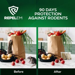 REPELEM Rat & Mouse Repellent Sachets – Odor Control Pack