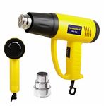 TOMAHAWK® T4000 Heat Gun with Nozzle, 2000W | Variable Temperature (190°C - 700°C) Professional Plastic Heat Gun with 2-Speed Heat Sealer Gun for Welding, Molding Plastics, Repairing Roof